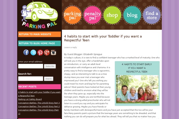 parkingpalblog.com site used Parkingpalblog