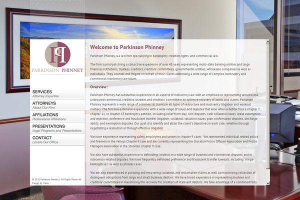 parkinsonphinney.com site used Parkinson