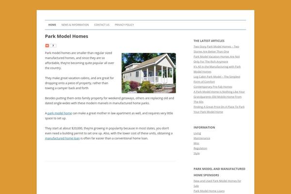parkmodellife.com site used Twentytwelve-2015gwpr