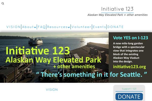Blue Scenery theme site design template sample