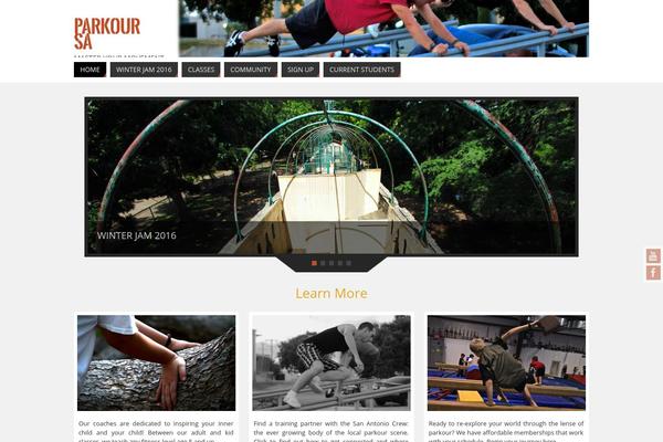 Parabola theme site design template sample