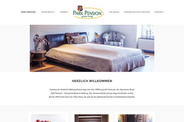Vega theme site design template sample