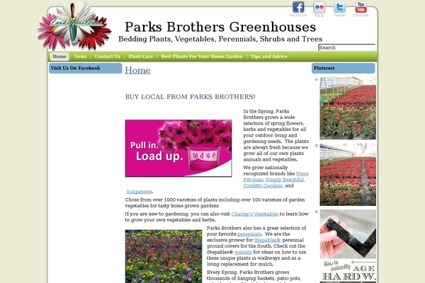 parksbrothers.com site used Parksbrothers03