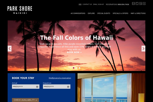parkshorewaikiki.com site used Aqua-v2
