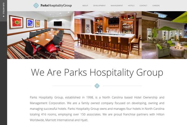 parkshotels.com site used Theetheme-child