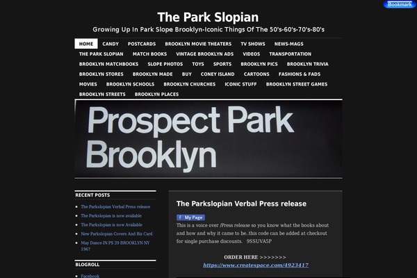 Site using DBWD Bookmark Page plugin