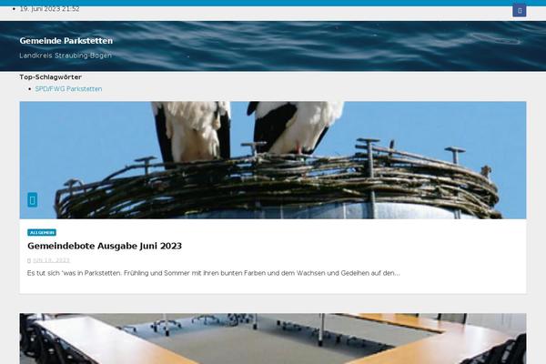 Newsup theme site design template sample