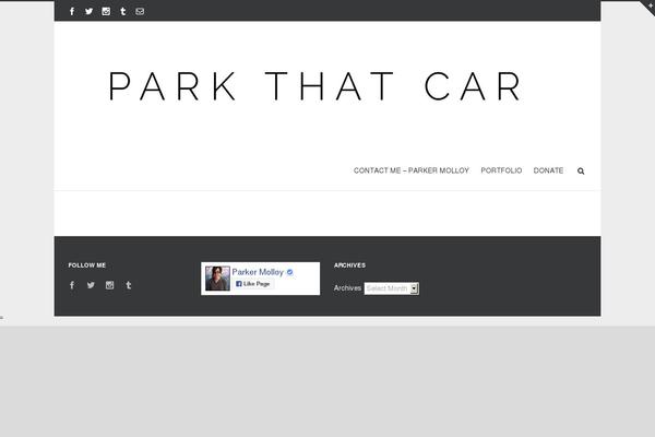 parkthatcar.net site used Adore-news
