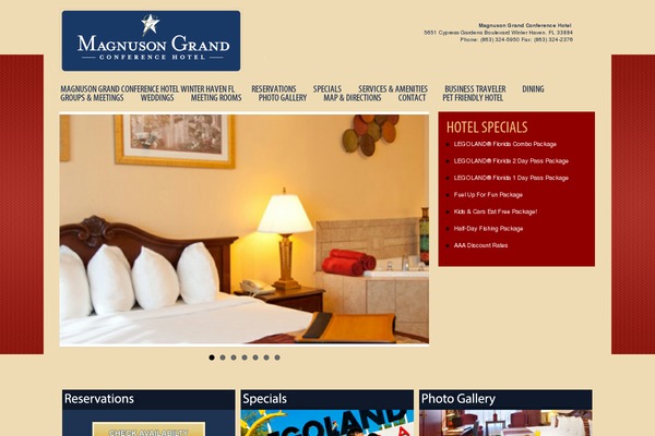Hotel theme site design template sample