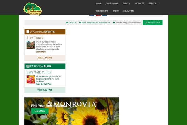 parkviewnursery.com site used Zita