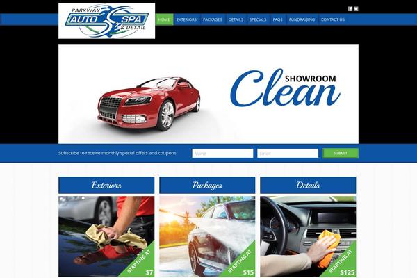 parkwayautospa.com site used Parkway