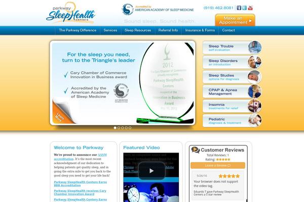 parkwaysleep.com site used Parkway