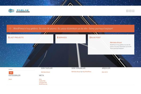 Modernist theme site design template sample