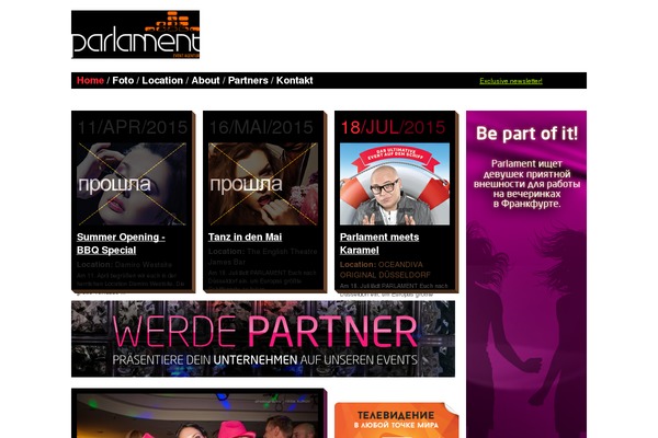 parlament-events.de site used Parlament