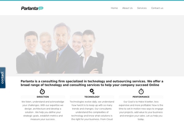 Extensio theme site design template sample