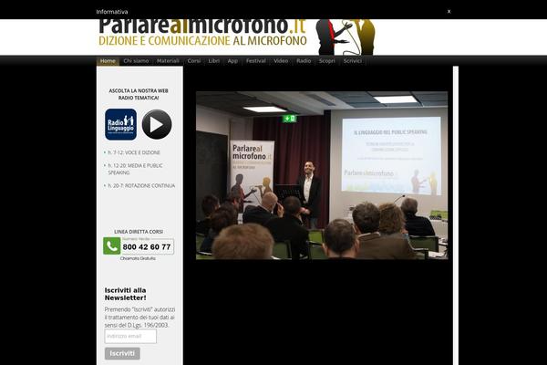 parlarealmicrofono.it site used Purity-child