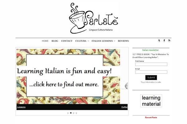 Site using Inline Tweet Sharer plugin