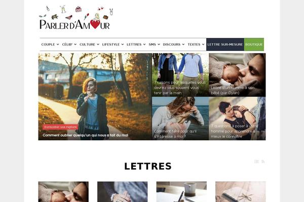 Generatepress_child theme site design template sample