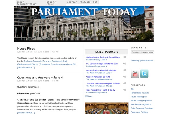Site using Falconiform YouTube Widget plugin
