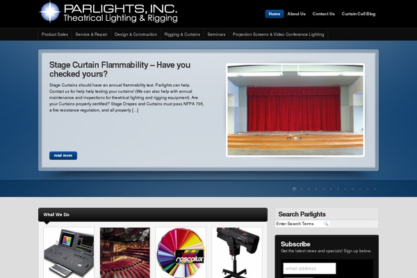 parlights.com site used Wp-inspired