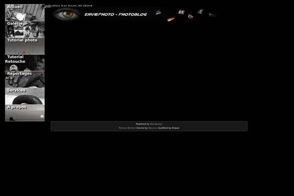 Picture Perfect theme site design template sample