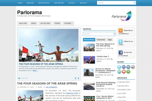 Newsslide theme site design template sample