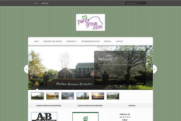 Aggregate theme site design template sample