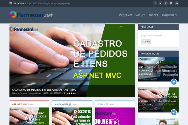 Sahifa theme site design template sample