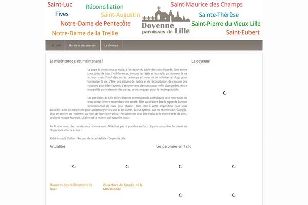 paroissesdelille.com site used Grand College