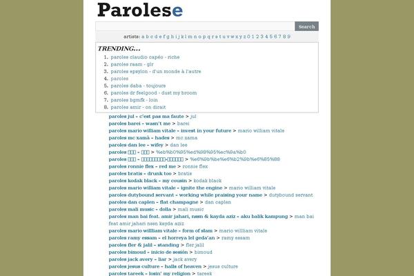 parolese.com site used Publish