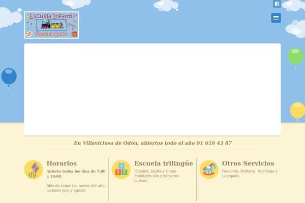 Happykids-child theme site design template sample