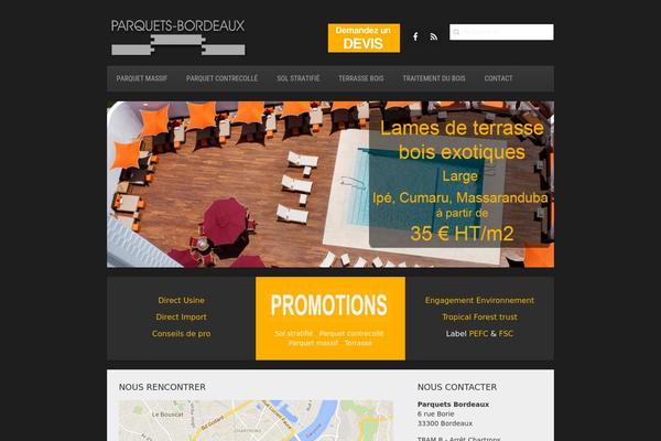 Avenue theme site design template sample