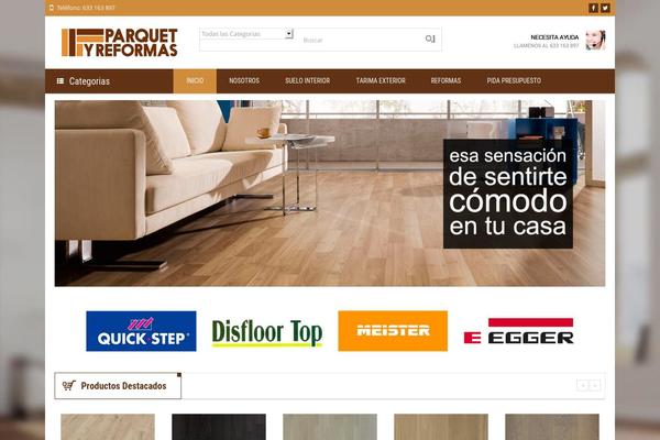 parquetyreformas.com site used Parquet