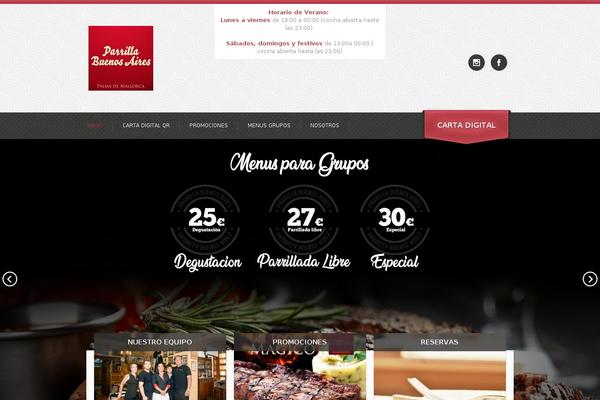 Bistro theme site design template sample