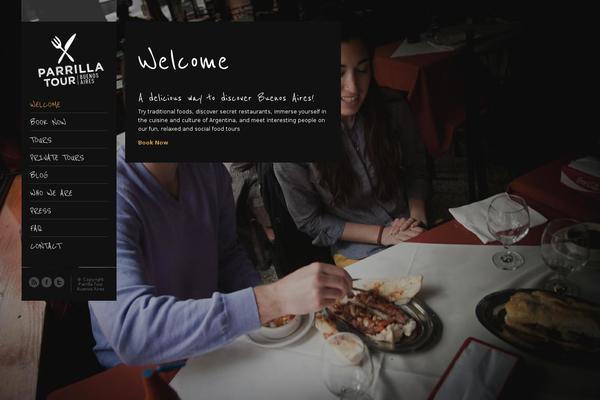 Flashlight theme site design template sample