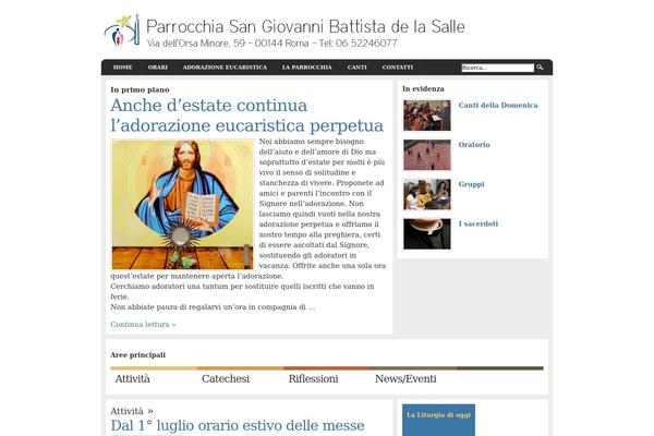 parrocchiadelasalle.org site used Arthemia Free