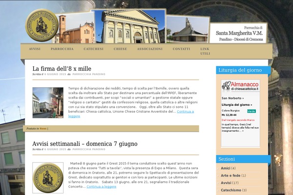 Living Journal theme site design template sample
