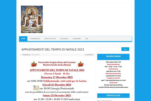 Iconic One theme site design template sample