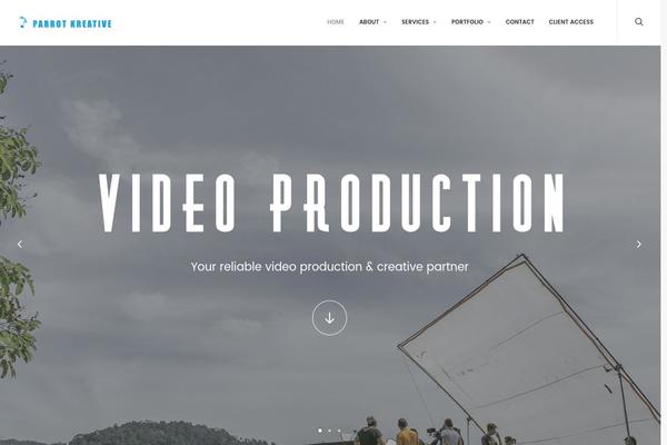 CONTRAST theme site design template sample