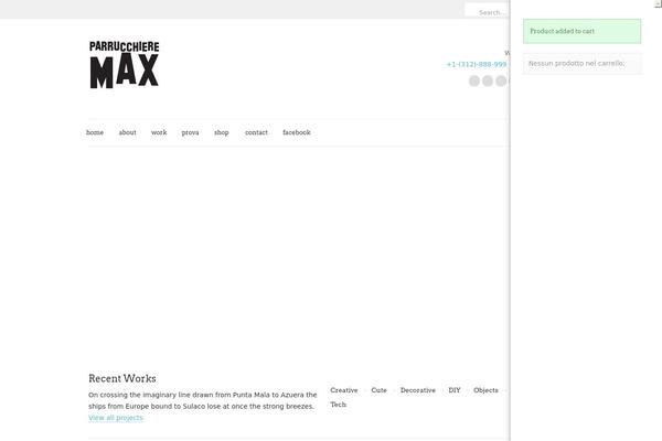 Site using Simple-elegant-portfolio plugin