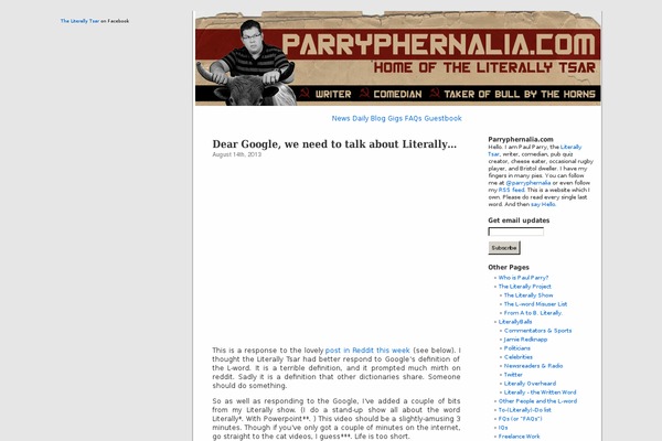 Default theme site design template sample