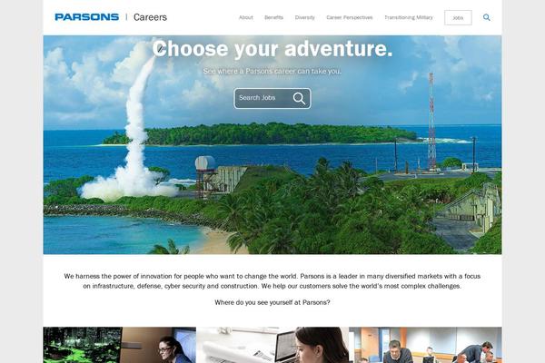 parsonsjobs.com site used Careers-parsons-v1