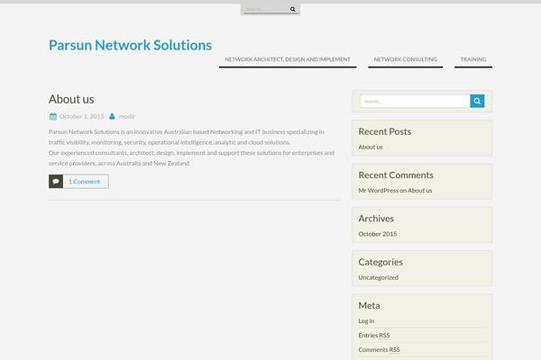 WEN Business theme site design template sample