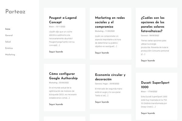 Seil theme site design template sample