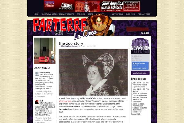 Site using WPaudio MP3 Player plugin