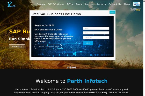 Site using Sticky Popup plugin