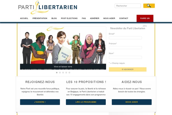 Campaign theme site design template sample