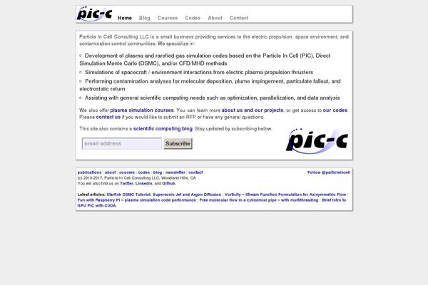 particleincell.com site used Pic2020