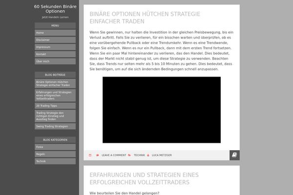 Blogly Lite theme site design template sample