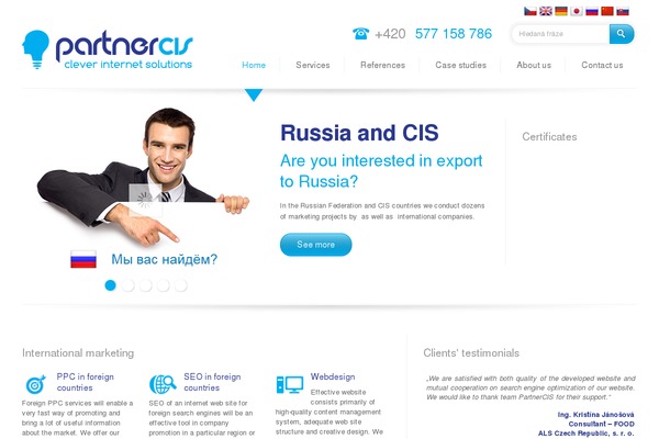 partnercis.com site used Partnercis